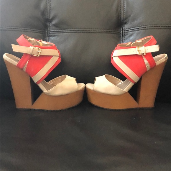 Charlotte Russe Shoes - Vintage Y2K Cutout Wedges